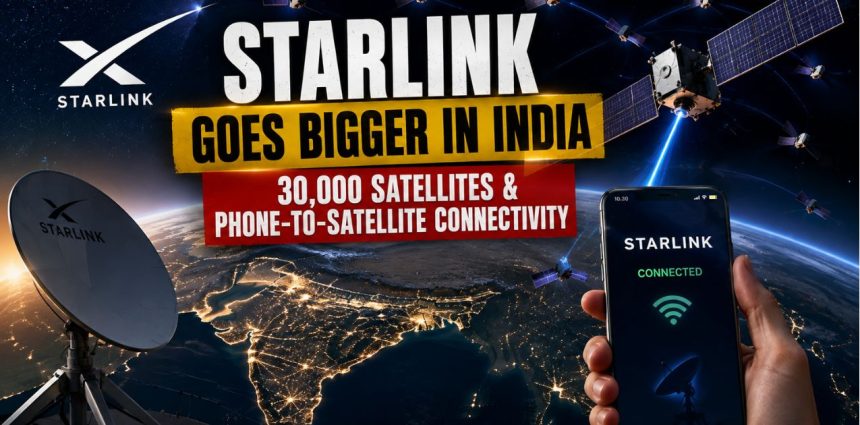 Starlink Returns to India With Bid for 30,000 Satellites That Can Reach Your Phone