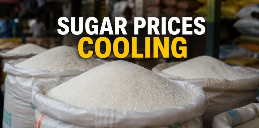 Sugar Prices Slide as Govt Supply Push Bites: Kolhapur Down 12.6%