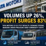 Tata Motors CV Q1: 26% Volume Surge, ₹19,329 Cr Core Revenue — Margin Squeeze