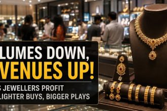 Titan, Kalyan Post 40%+ Growth Even as Gold Jewellery Volumes Fall 17%