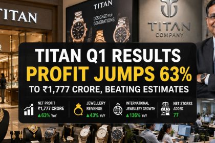 Titan Q1 Results Beat Estimates: Jewellery Business Drives 63% Profit Jump to ₹1,777 Crore