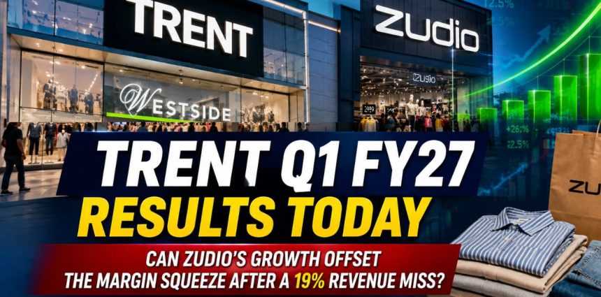 Trent Q1 FY27 Results Today Can Zudio's Growth Offset the Margin Squeeze After a 19% Revenue Miss