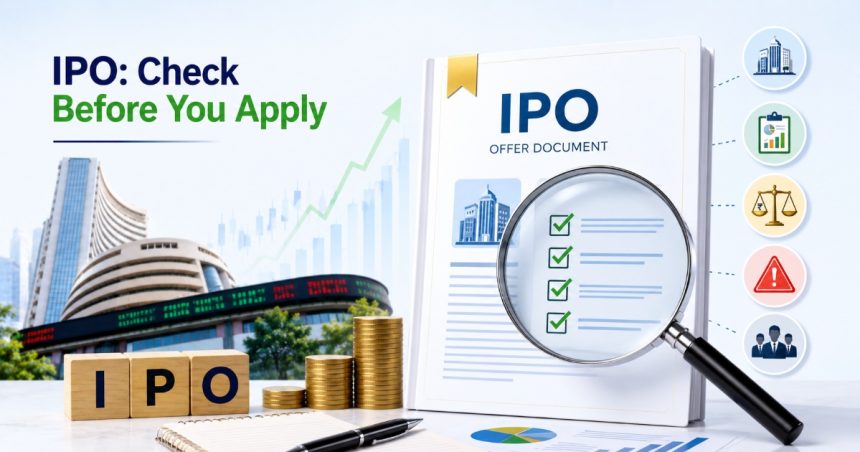 What investors should check before applying for an IPO