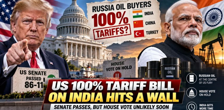 100% Tariff Risk: Russia Sanctions Bill Stalls in US House, India Gets Reprieve