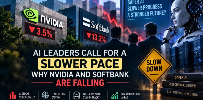 AI Stocks Slide: Nvidia and SoftBank Hit as Leaders Call for a Slowdown