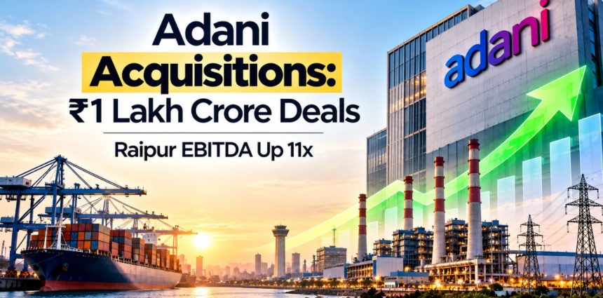 Adani Acquisitions: ₹1 Lakh Crore Deals, Raipur EBITDA Up 11x