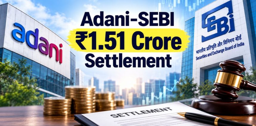 Adani SEBI Settlement 5 Firms Settle Cases for ₹1.51 Crore