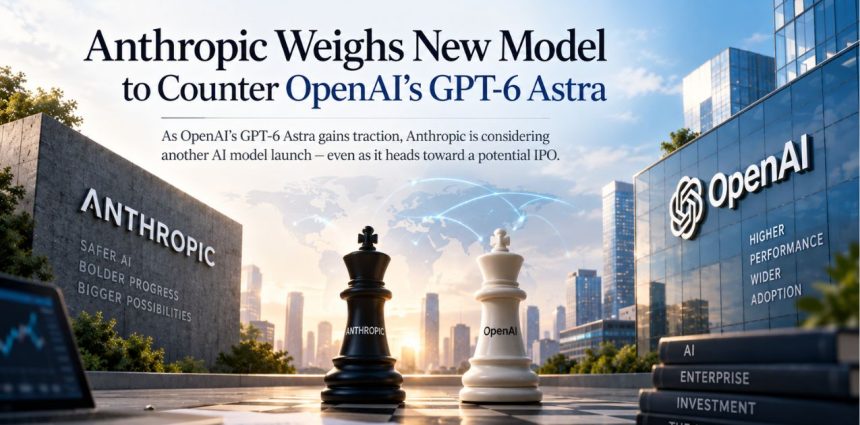 Anthropic’s $65 Billion Momentum Meets OpenAI’s New AI Threat Ahead of IPO