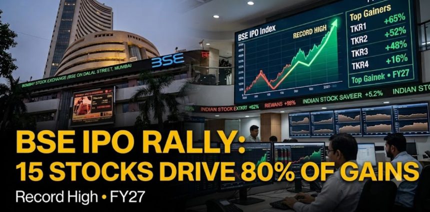 BSE IPO Boom Has a Catch: 15 Stocks Powered 80% of the Rally