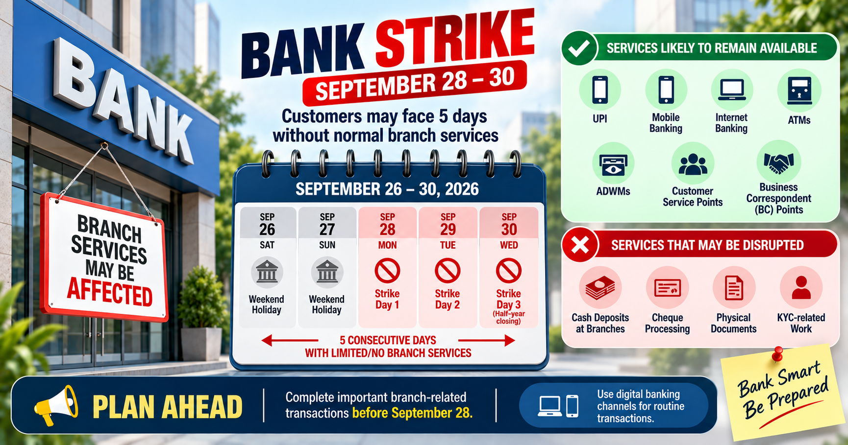 Bank Strike Services