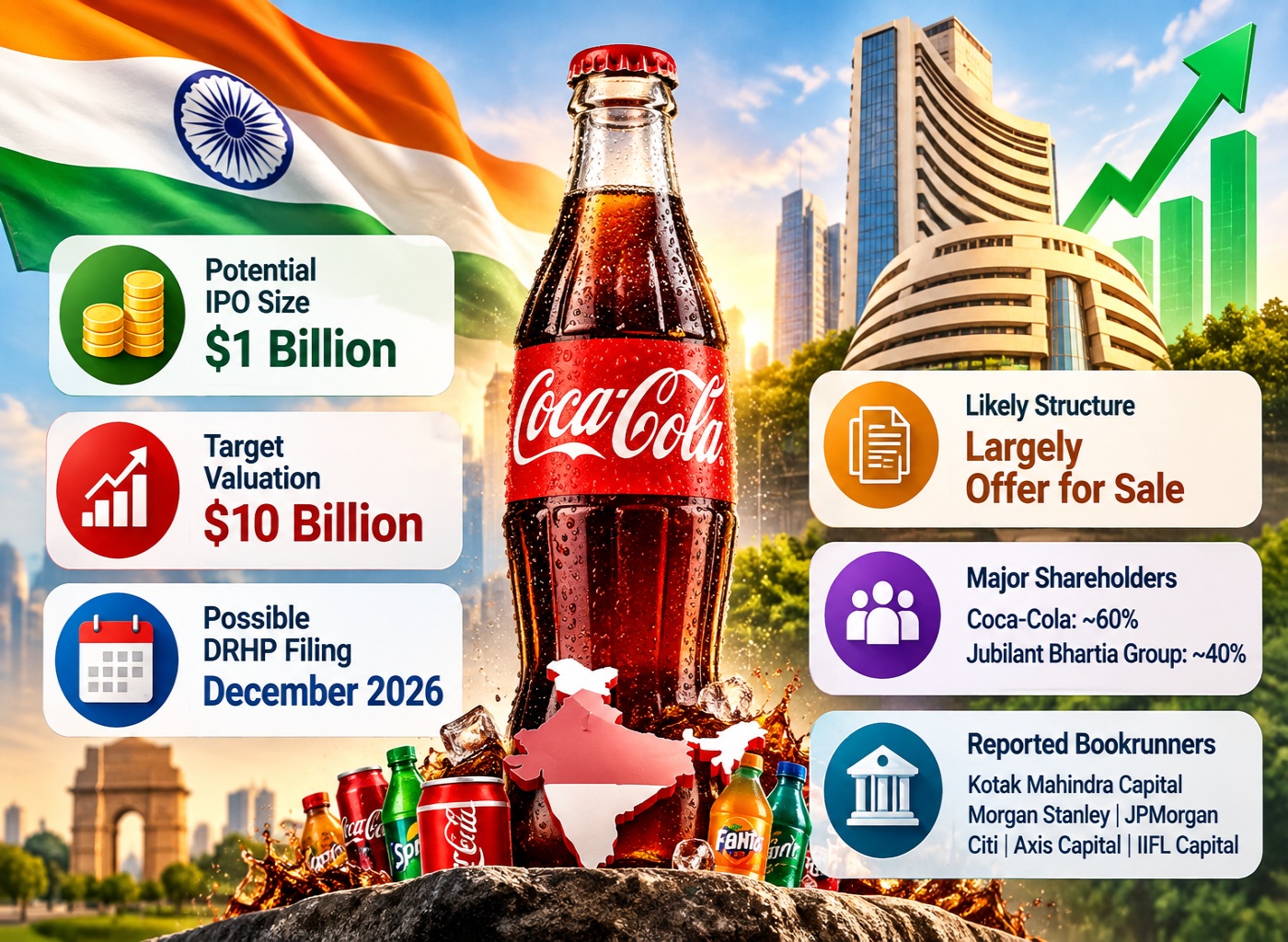 Coca-Coal $1 Billion India IPO