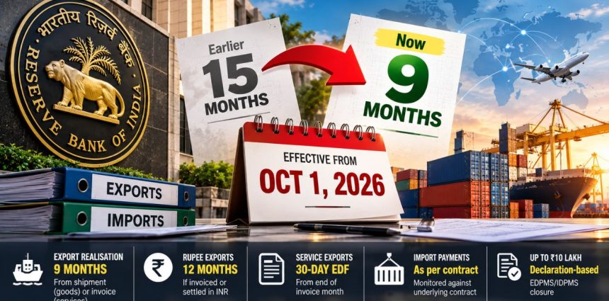FEMA Rules From Oct 1: RBI Keeps Export Deadline at 9 Months