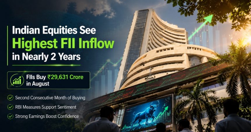 FIIs Invest Rs 29,631 Crore in Indian Stocks, Highest in 23 Months