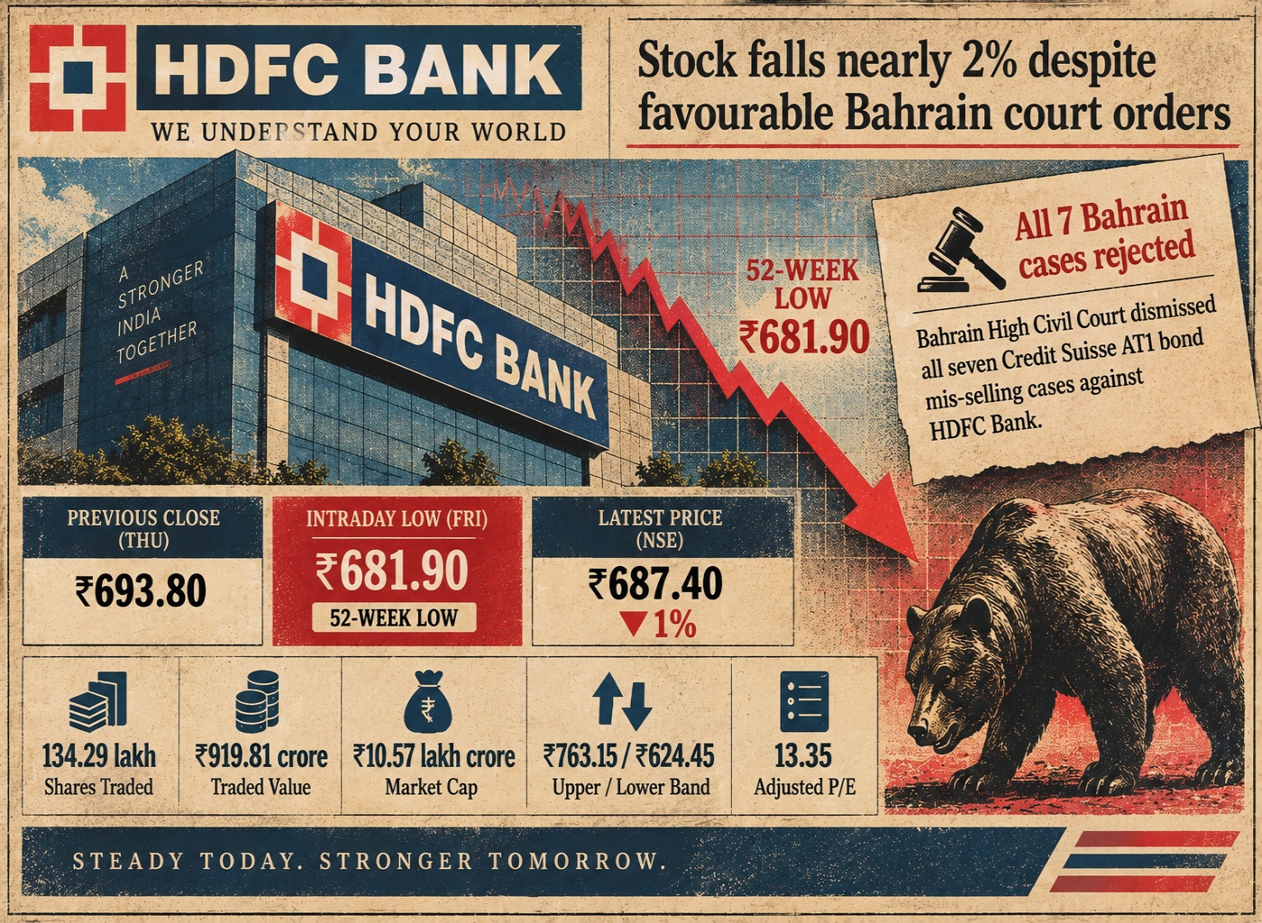 HDFC Bank Stock Market