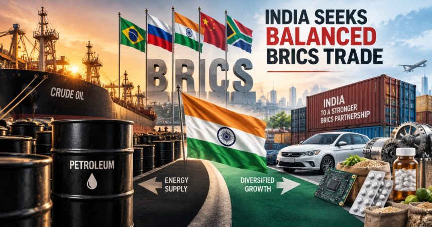 India Faces $74 Billion Trade Deficit With BRICS as Oil Imports Dominate