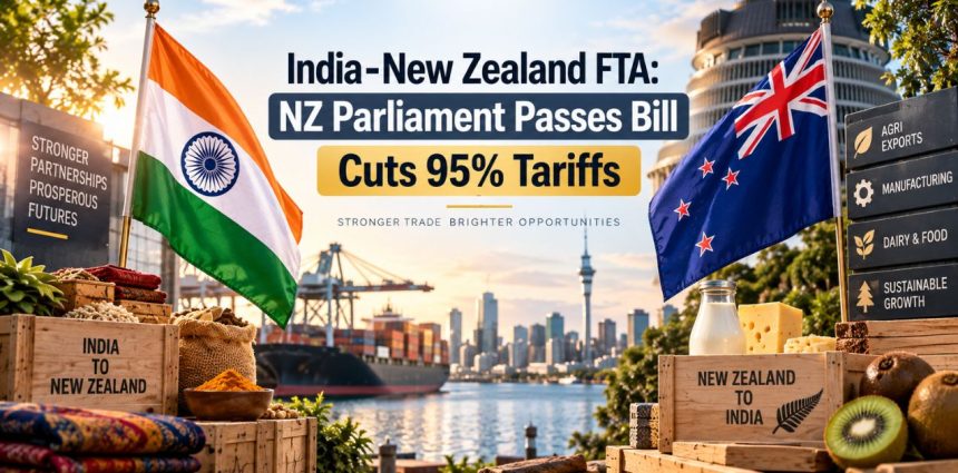 India-New Zealand FTA: NZ Parliament Passes Bill, Cuts 95% Tariffs