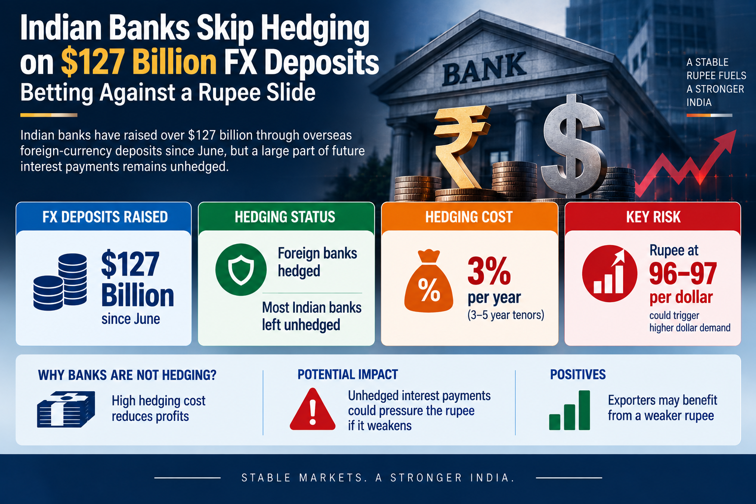 Indian Banks Skip FX Hedging