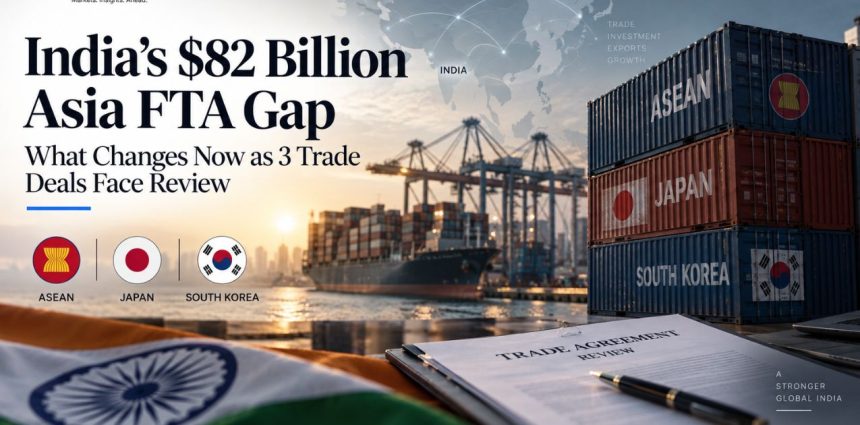 India’s Asia FTAs Face $82 Billion Gap as Reviews Begin