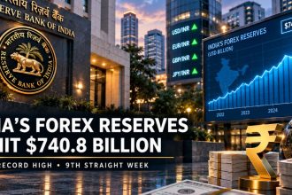 India’s Forex Reserves Hit $740.8 Billion — Here’s What Drove the Jump