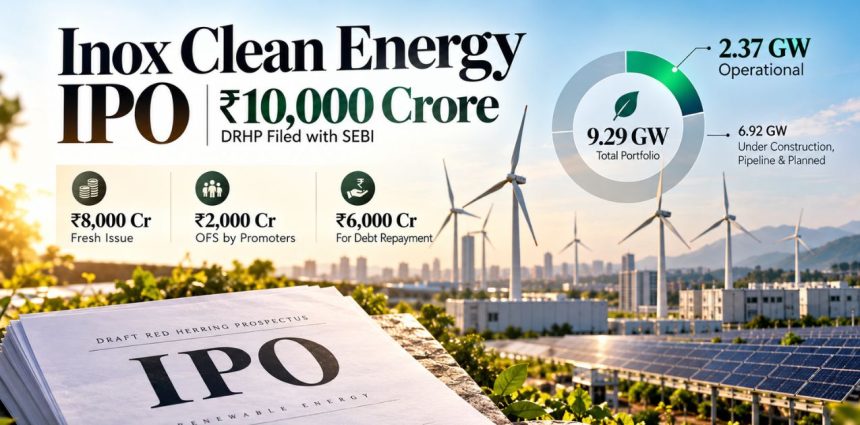 Inox Clean Energy IPO: DRHP Filed for ₹10,000 Cr; ₹6,000 Cr to Cut Debt