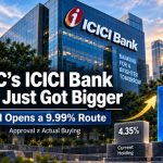 LIC's ICICI Bank Stake Gets a Bigger Window: RBI Clears 9.99%