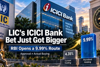 LIC's ICICI Bank Stake Gets a Bigger Window: RBI Clears 9.99%