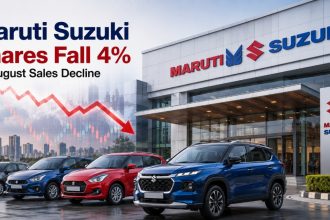 Maruti Suzuki Shares Sink 4% Even as Mahindra, Bajaj Post Record August Sales