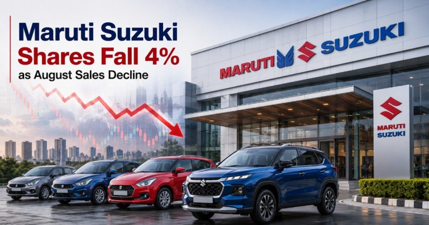 Maruti Suzuki Shares Sink 4% Even as Mahindra, Bajaj Post Record August Sales