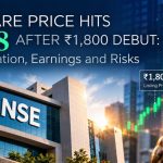 NSE Share Price Hits ₹1,878 After ₹1,800 Debut Valuation, Earnings and Risks