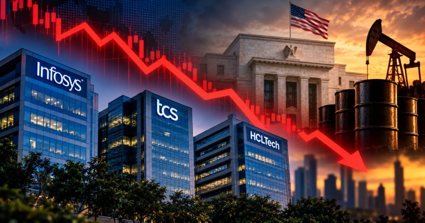 Nifty IT Falls for 6th Day Straight; OFSS, Infosys Drag as Crude, Fed Rate Fears Bite