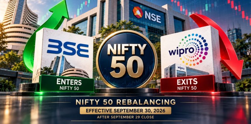 Nifty Rebalancing Today: BSE Nears $600M Inflow as Wipro Exits