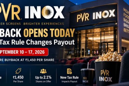 PVR Inox Buyback Opens Today at ₹1,450: New Tax Rule Could Change Your Payout