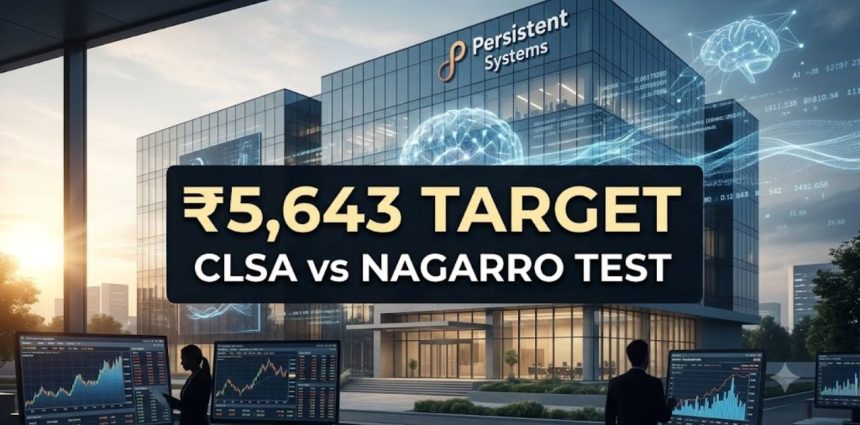 Persistent Systems Share Price Target: CLSA’s ₹5,643 Call Meets the Nagarro Test