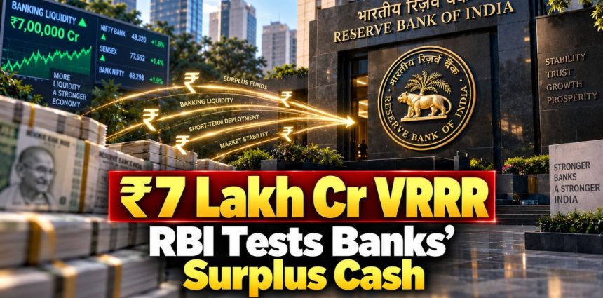 RBI ₹7 Lakh Crore VRRR: Banks Face a New Liquidity Test