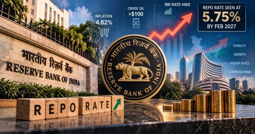 Repo Rate May Climb to 5.75% by FY27-End as RBI Rate Hike Odds Rise