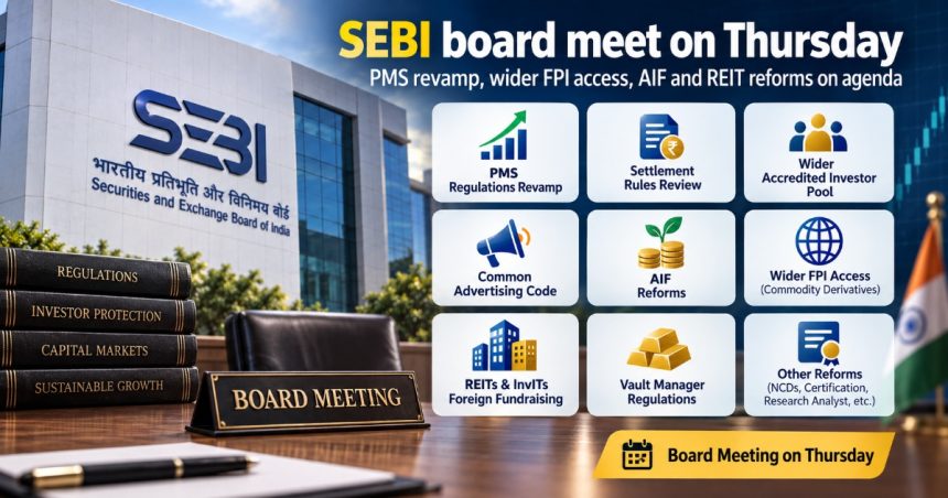 SEBI Board Meeting: Advertising Code, PMS Reforms and REIT Fundraising Rules on Table
