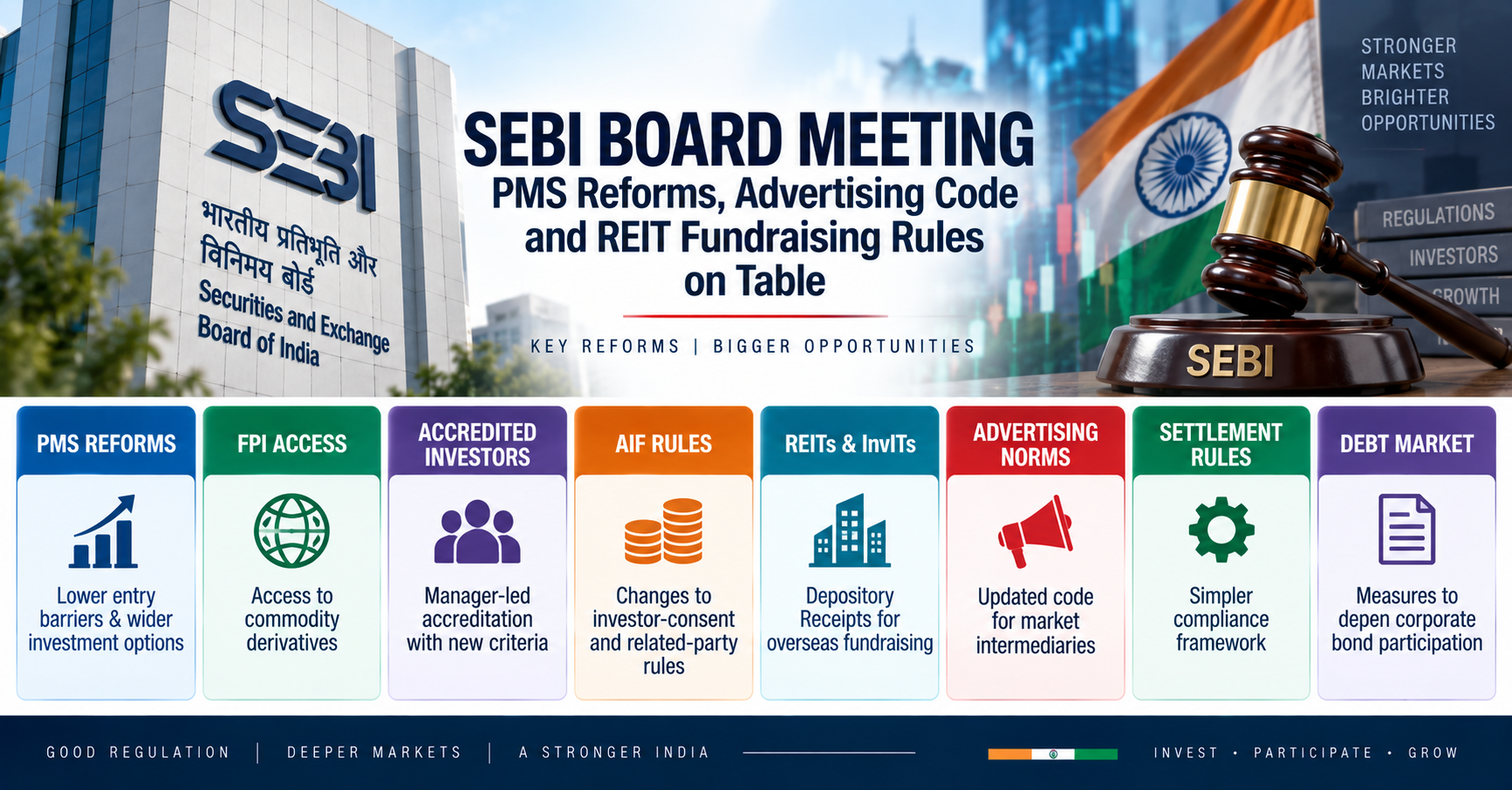 SEBI Board Meeting Market Reforms Ahead
