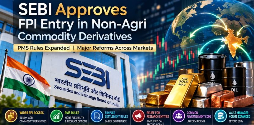 SEBI FPI Commodity Derivatives: Wider Access, ₹25 Lakh PRIM Route