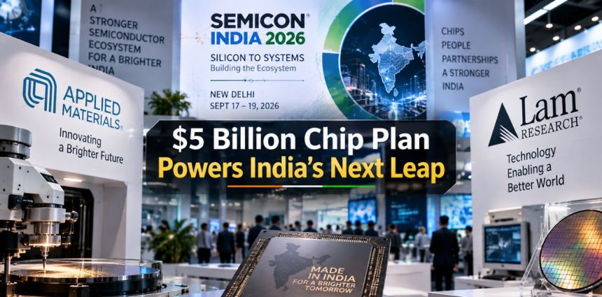 SEMICON India 2026 Applied Materials Unveils $5 Billion India Chip Plan