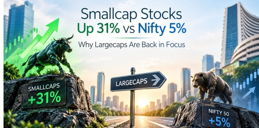 Smallcap Stocks Up 31% vs Nifty 5%: Why Largecaps Are Back in Focus