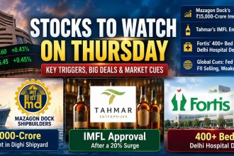 Stocks To Watch Today Sept 17 Mazagon Dock, Tahmar, Fortis