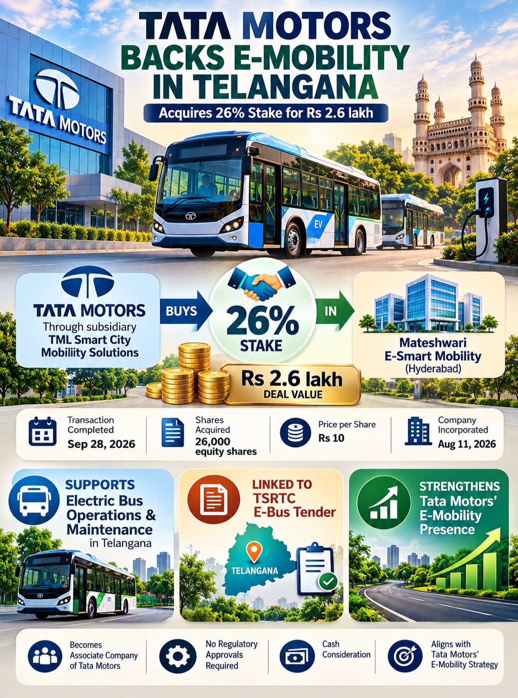 Tata Motors Backs Telangana E-Mobility