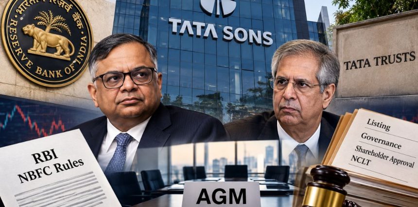 Tata Sons Listing Row Deepens as Trusts Question RBI Talks; AGM Faces Fresh Hurdle