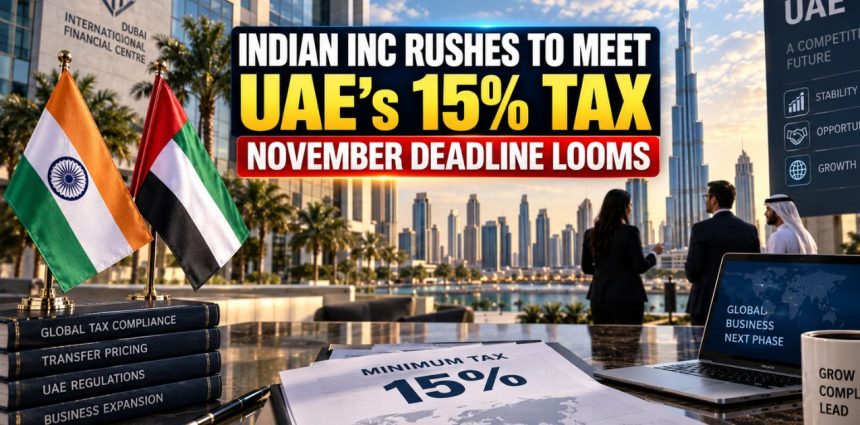 UAE's 15% Minimum Tax Deadline Puts India Inc's Gulf Operations on the Clock