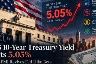 US 10-Year Treasury Yield Hits 5.05%: Hot PMI Revives Fed Hike Bets