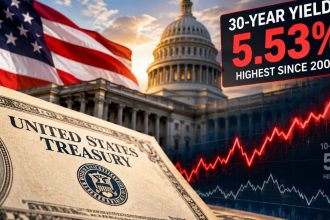 US 30-Year Treasury Yield Briefly Hits 5.53% Why Markets Are Rethinking Rates