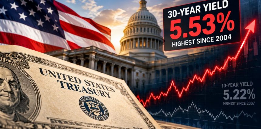 US 30-Year Treasury Yield Briefly Hits 5.53% Why Markets Are Rethinking Rates