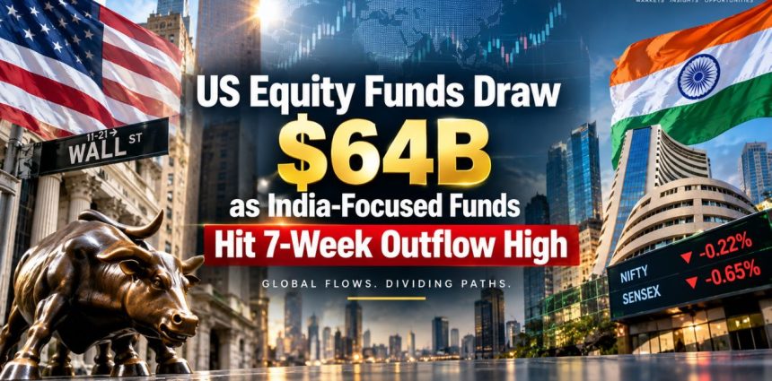 US Equity Funds Draw $64B as India Funds Hit 7-Week Outflow High