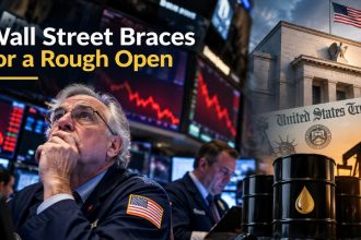 Wall Street Under Pressure as Treasury Yield Tops 5%, Highest in Nearly 20 Years