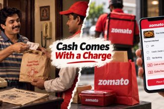Zomato Cash on Delivery Fee Added — Charges Vary From Rs 5 to Rs 20